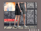 Sims 4 — Bobur Yasmina shorts by Bobur2 — new mesh by me 8 swatches all LODs with thumbnails HQ texture