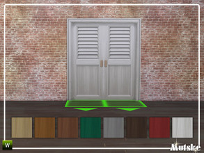 Sims 4 — Closet Add-on Fashionista Door 2x1 by Mutske — This door is part of the Closet Add-on Constructionset. Made by