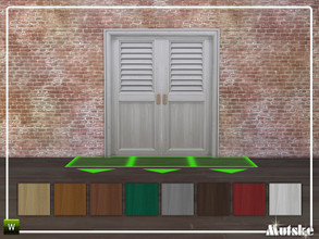 Sims 4 — Closet Add-on Fashionista Door 3x1 by Mutske — This door is part of the Closet Add-on Constructionset. Made by