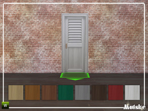 Sims 4 — Closet Add-on Fashionista Door 1x1 by Mutske — This door is part of the Closet Add-on Constructionset. Made by