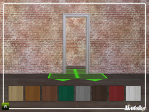 Sims 4 — Closet Add-on Fashionista Arch Single 2x1 by Mutske — This arch is part of the Closet Add-on Constructionset.