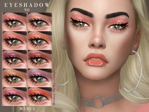 Sims 4 — Eyeshadow N11 by -Merci- — Eyeshadow in 18 Colours. HQ Mod compatible. Unisex, Teen-Elder. Have Fun!