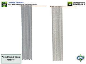 Sims 3 — kardofe_Aura Dining Room_Curtains by kardofe — Curtains, on the left side