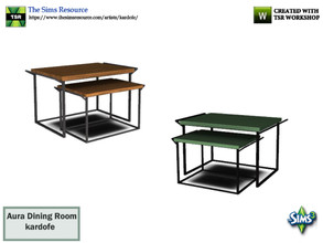 Sims 3 — kardofe_Aura Dining Room_Side table by kardofe — Set of two side tables
