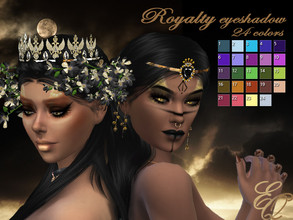 Sims 4 — Royalty Eyeshadow by EvilQuinzel — - Eyeshadow category; - Female and male; - Child + ; - humans, aliens,