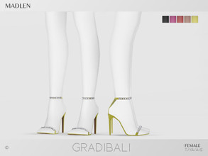 Sims 4 — Madlen Gradibali Shoes by MJ95 — Mesh modifying: Not allowed. Recolouring: Allowed (Please add original link in