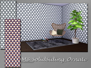 Sims 4 — MB-SolidSiding_Ornate by matomibotaki — MB-SolidSiding_Ornate, modern siding with structural design, comes in 2