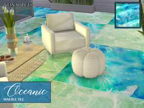 Sims 4 — Oceanic Tiles by neinahpets — Oceanic tiles that carry the depth and mystery of color that can be found in the