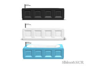 Sims 4 — Bathroom Sara - Bathtub by ShinoKCR — Bathroom Furniture giving you a Beach Feeling fixed for Island Living