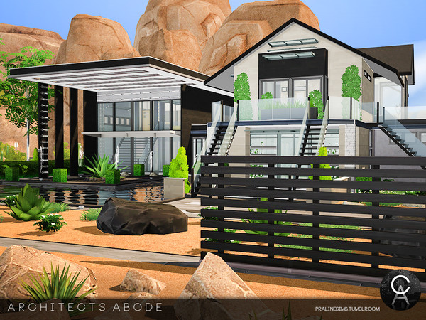 Sims 4 — Architects Abode by Pralinesims — By Pralinesims