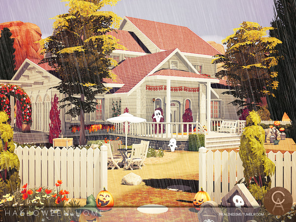 Sims 4 — Halloween Home by Pralinesims — By Pralinesims