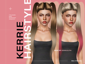 Sims 3 — LeahLillith Kerrie Hair by Leah_Lillith — Kerrie Hair All LODs Smooth bones custom CAS thumbnail hope you will