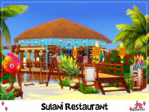 Sims 4 — Sulani Restaurant - Nocc by sharon337 — Sulani Restaurant is built on a 30 x 20 lot. Value $62,311 It has: