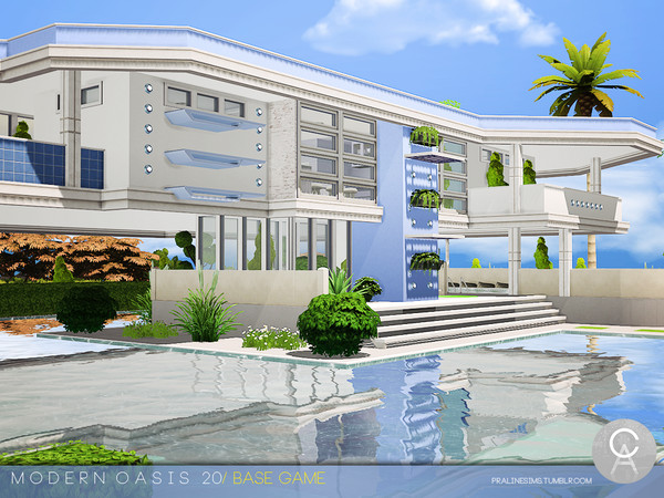 Sims 4 — Modern Oasis 20 by Pralinesims — By Pralinesims