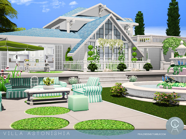 Sims 4 — Villa Astonishia by Pralinesims — By Pralinesims