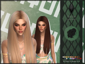 Sims 4 — Nightcrawler-Swish by Nightcrawler_Sims — NEW HAIR MESH T/E Smooth bone assignment All lods 22colors Works with