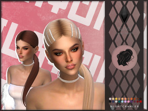 Sims 4 — Nightcrawler-Bling (SET) by Nightcrawler_Sims — NEW HAIR AND ACCESSORY MESH T/E Smooth bone assignment All lods