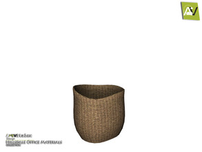 Sims 3 — Hillsdale Paper Basket by ArtVitalex — - Hillsdale Paper Basket - ArtVitalex@TSR, Jul 2019