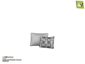 Sims 3 — Juno Seat Pillow Binary by ArtVitalex — - Juno Seat Pillow Binary - ArtVitalex@TSR, Jul 2019