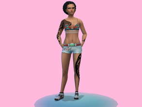Sims 4 — Full body Tribal Tattoos by Sunnny_Loui — Tribal tattoos for face, leg, arms and back. Enjoy :D Join my discord!