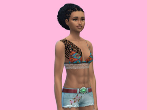 Sims 4 — Tribal Chest Tattoo by Sunnny_Loui — Tribal Chest Tattoo Enjoy! Join my discord! https://discord.gg/CUduSCt