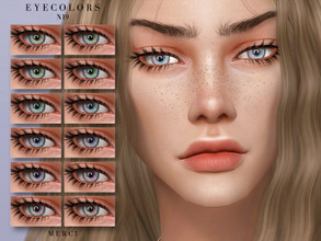 Sims 4 — Eyecolors N19 by -Merci- — Eyecolors in 14 Colours. HQ mod compatible. All ages and genders. Face Paint