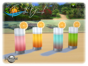 Sims 4 — For the beach cocktail by jomsims — For the beach cocktail