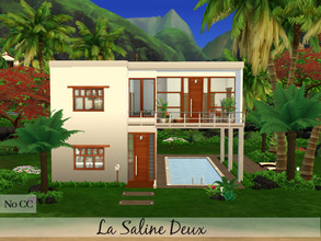 Sims 4 — La Saline Deux #Beach House Series by diaaa1112 — La Saline Deux is a modern, sunny and luxurious beach home for