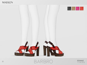 Sims 4 — Madlen Barbro Shoes by MJ95 — Mesh modifying: Not allowed. Recolouring: Allowed (Please add original link in the