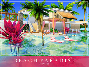 Sims 4 — Beach Paradise by Pralinesims — By Pralinesims
