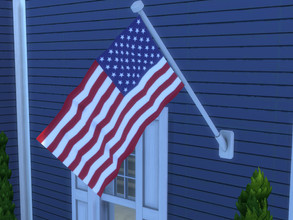 Sims 4 — American Flag (MESH NEEDED) (FIXED) by texxasrose — American Flag recolor of mutske's Totally Dutch Flag. This