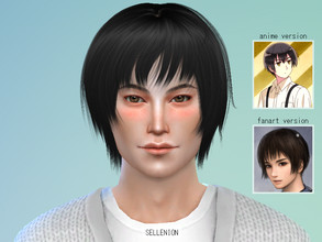 Sims 4 — Kiku Honda (Japan) - Hetalia by Sellenion — This is Kiku Honda (Japan) from the anime Axis Powers Hetalia. I