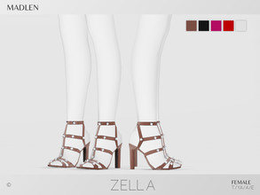 Sims 4 — Madlen Zella Shoes by MJ95 — Mesh modifying: Not allowed. Recolouring: Allowed (Please add original link in the