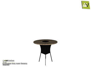 Sims 4 — Eastleigh Dining Table by ArtVitalex — - Eastleigh Dining Table - ArtVitalex@TSR, Jul 2019