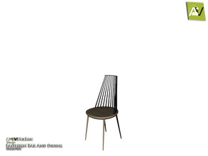 Sims 4 — Eastleigh Dining Chair by ArtVitalex — - Eastleigh Dining Chair - ArtVitalex@TSR, Jul 2019