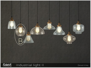 Sims 4 — [Industrial light II] - ceiling  lamp B by Severinka_ — Ceiling lamp B Loft style From the set 'Industrial light
