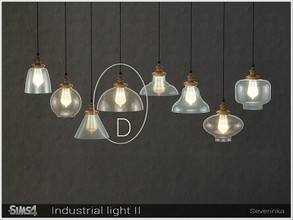 Sims 4 — [Industrial light II] - ceiling  lamp D by Severinka_ — Ceiling lamp D Loft style From the set 'Industrial light