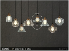 Sims 4 — [Industrial light II] - ceiling  lamp E by Severinka_ — Ceiling lamp E Loft style From the set 'Industrial light