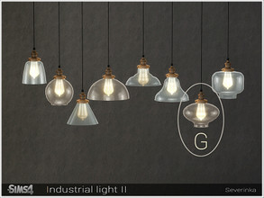 Sims 4 — [Industrial light II] - ceiling  lamp G by Severinka_ — Ceiling lamp G Loft style From the set 'Industrial light