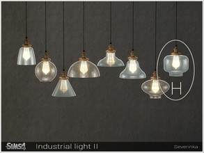 Sims 4 — [Industrial light II] - ceiling  lamp H by Severinka_ — Ceiling lamp H Loft style From the set 'Industrial light