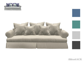 Sims 4 — Living Sara - Sofa by ShinoKCR — Livingroom Furniture giving you a Beach Feeling