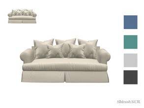 Sims 4 — Living Sara - Loveseat by ShinoKCR — Livingroom Furniture giving you a Beach Feeling