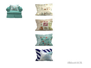 Sims 4 — Living Sara - Extra Pillows  by ShinoKCR — Livingroom Furniture giving you a Beach Feeling just move them over