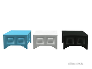 Sims 4 — Living Sara - Coffee Table by ShinoKCR — Livingroom Furniture giving you a Beach Feeling