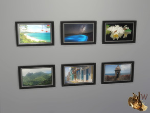 Sims 4 — Views of Puerto Rico by wtrshpdwn — Beautiful framed photos of Puerto Rico including Old San Juan,
