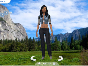 Sims 4 — Yosemite Meadow CAS Background  by MidnightRose — New background for your CAS featuring the Yosemite Valley with