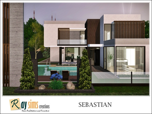Sims 3 — Sebastian by Ray_Sims — This house has 2 bedrooms, and 3 bathrooms. I really hope you guys like it.. Thank you