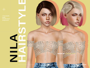 Sims 3 — LeahLillith Nila Hair by Leah_Lillith — Nila Hair All LODs Smooth Bones hope you will enjoy!