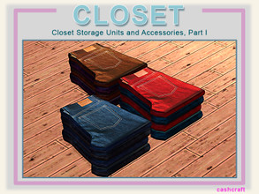 Sims 3 — Modern Closet Blue Jeans by Cashcraft — Everyday jeans that flatter in soft, stretchy denim. Created by
