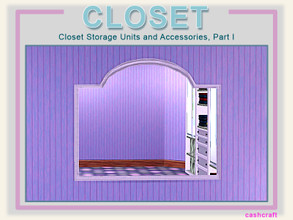 Sims 3 — Modern Closet Vanity Mirror by Cashcraft — A modern vanity wall mirror for closet unit 01. Created by Cashcraft